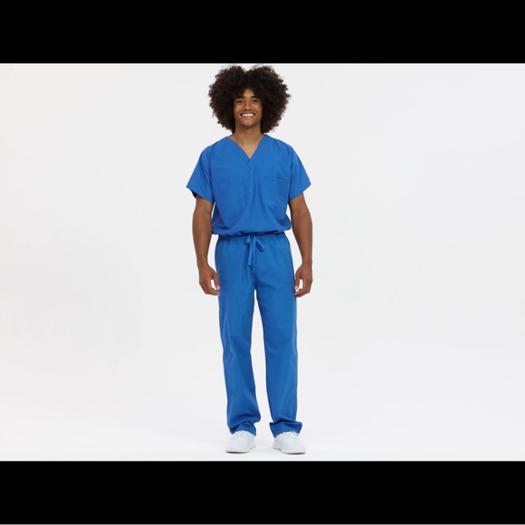 🆕 Landau Unisex Navy Scrub Pants - Picture 6 of 7